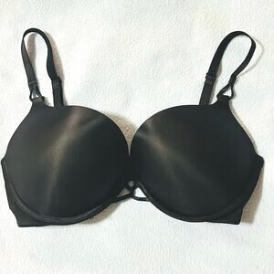Victoria Secret Black Plunge Bra- 34D black